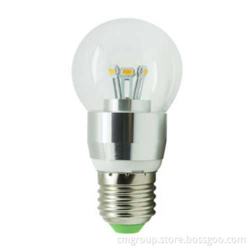 2300/2500/2700/3000/4200/6000K 3W LED Global Bulb with E27 Base, CE Certified